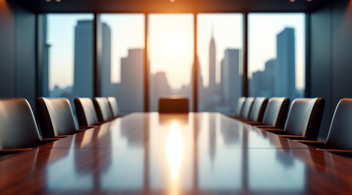 A focused legal negotiation in a modern board room